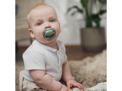 Canpol babies szimmetrikus szilikon cumikészlet mountains 6 18m 2db zöld