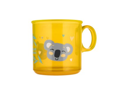 Canpol babies csúszásgátló bögre exotic animals 170ml sárga