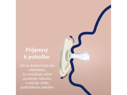 Lovi Prime dinamikus szilikon cumi 6-18 hó 2 db-os szett nudeblush