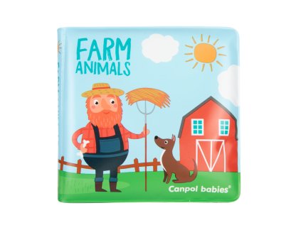 Canpol babies könyvecske mókus csörgő farm