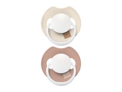 lovi világító szilikon dinamikus prime cumi 18 hó+ 2 db ivoryblush