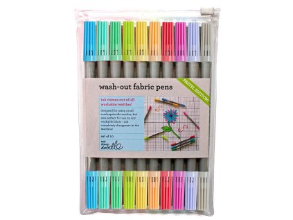 pasdwp kétoldalas filctollak dupla heggyel mosható 10 db pasztell 01