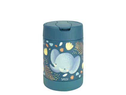 SASSI GYERMEK ÉTEL THERMOS - 350ML (Változat CHEWY THE ELEPHANT)