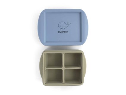 FILIBABBA KETTŐS CSOMAG BABAÉTEL TÁROLÓ EDÉNYEK FAGYASZTÁSHOZ 4x65ML (OCEAN MIX VÁLTOZAT)