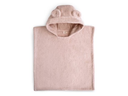 Poncho Towel Bear Blush p