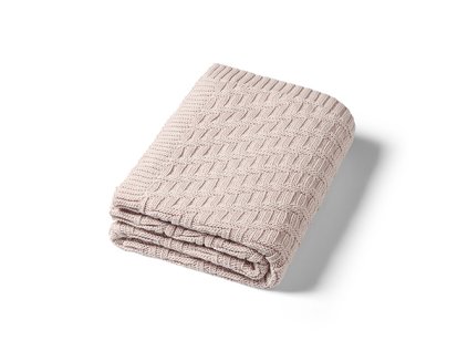 BABYONO Organikus pamut kötött takaró 75 x 100 cm 0m+ (Variant grey)