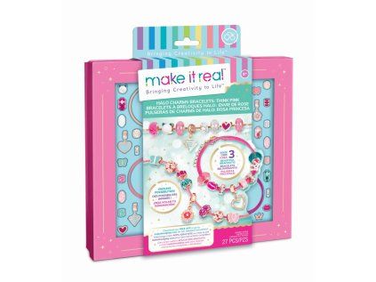 1490132 make it real sada na vyrobu naramkov ruzova