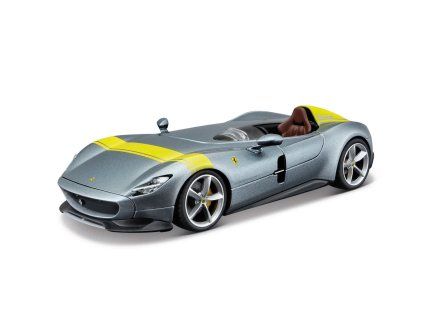 1506824 m ferrari assembly line ferrari monza sp1 silver window box 1 24