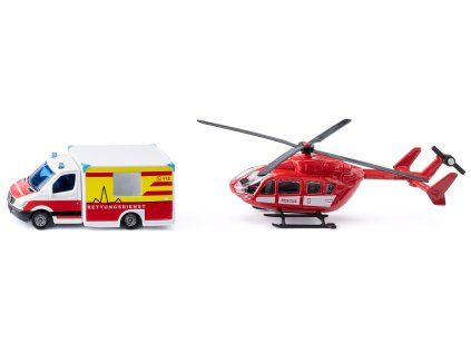1509272 siku super ambulancia a vrtulnik set