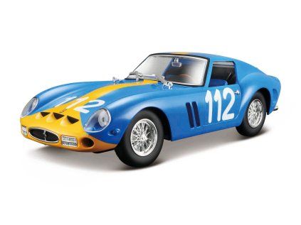 1511027 bburago racing model kit ferrari 250 gto modra 1 24
