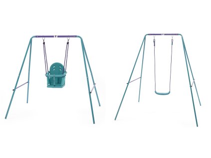 1497017 set kovovych hojdaciek 2v1