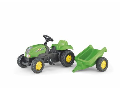 1502333 sliapaci traktor rolly kid s vleckou zeleny