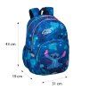 f109780 iskolatáska rider 43 cm stitch blue AA