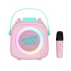kb23028pnk bluetooth karaoke szett mikrofon és hangszóró kidsvoice pink 1
