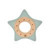 KikkaBoo Szilikon és fa rágóka Star (Pink változat)