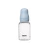 BIBS hasfájás elleni cumisüveg szilikon cumival 150ml (Variant Baby Blue)