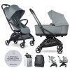 EASYWALKER Rockey S kombinált babakocsi (Szín: Barna, Bright Taupe változat)