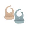 Jollein Szilikon előke 2 db (Variant Lovely Birds)