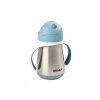 Beaba Termosz bögre szívószállal, rozsdamentes acél, 250 ml (Variant Blue)