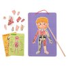 mágneses kirakó emberi test tooky toys TH842 01