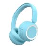 lalar led blue vezeték nélküli fejhallgató kék háttérvilágítással 1