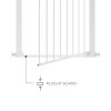 1452965 6 kinderkraft zabrana do dveri safe snap white