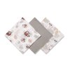 BABYONO Muszlinpelenkák Super Soft 3 db - 70x70 cm (Variant Grey)