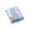 BABYONO Bambusz pelenkák 3 db 70x70 cm (Variant Blue)