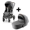 BRITAX RÖMER Smile 5Z babakocsi szett + mózeskosár (Variant Carbon Black, Szín: Fekete)