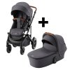 BRITAX RÖMER Smile 5Z babakocsi szett + mózeskosár (Variant Carbon Black, Szín: Fekete)