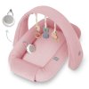 Multifunkčné hniezdočko pre bábätko s hrazdičkou a bielym šumom 4v1 Sleepee (Variant Pink)