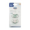 c canpol babies szimmetrikus szilikon cumikészlet 18m pure color zöld