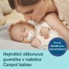 Canpol babies szimmetrikus szilikon cumikészlet Light Touch 6 18m Royal Baby kék