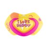 Canpol babies szimmetrikus szilikon cumikészlet 6 18m neon love rózsaszín