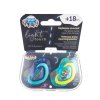 canpol babies szimmetrikus szilikon cumikészlet 18m neon love kék