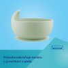 canpol babies silikonova miska s prisavkou 330ml zelena