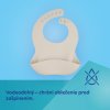 canpol babies silikonovy podbradnik s vreckom mountains kremovy