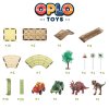 45 13 mágneses versenypálya oplo toys dino 80 db