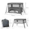 1485827 8 kinderkraft postielka cestovna cami grey