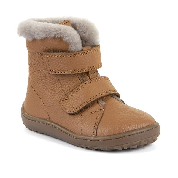 Detské zimné barefoot čižmy Froddo Barefoot Furry Boot z boku