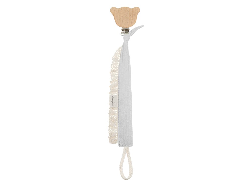 Sleepee držiak a klip na dudlík Vintage (Variant Grey)