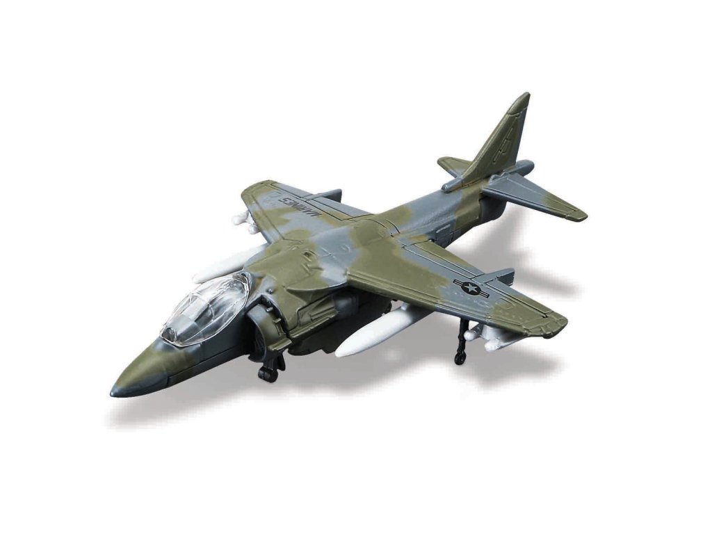 Maisto - Fresh Metal Tailwinds - lietadlá, AV-8B Harrier II, tmavo šedé, blister
