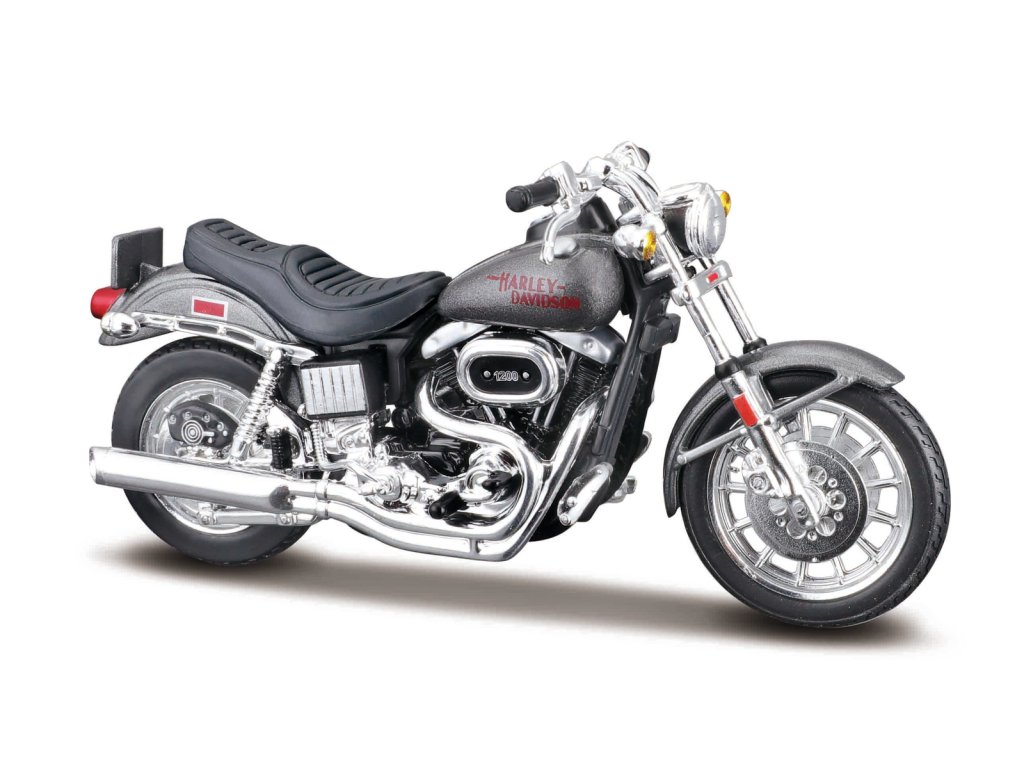 Maisto - HD - Motocykel - 1977 FXS Low Rider, blister box, 1:18