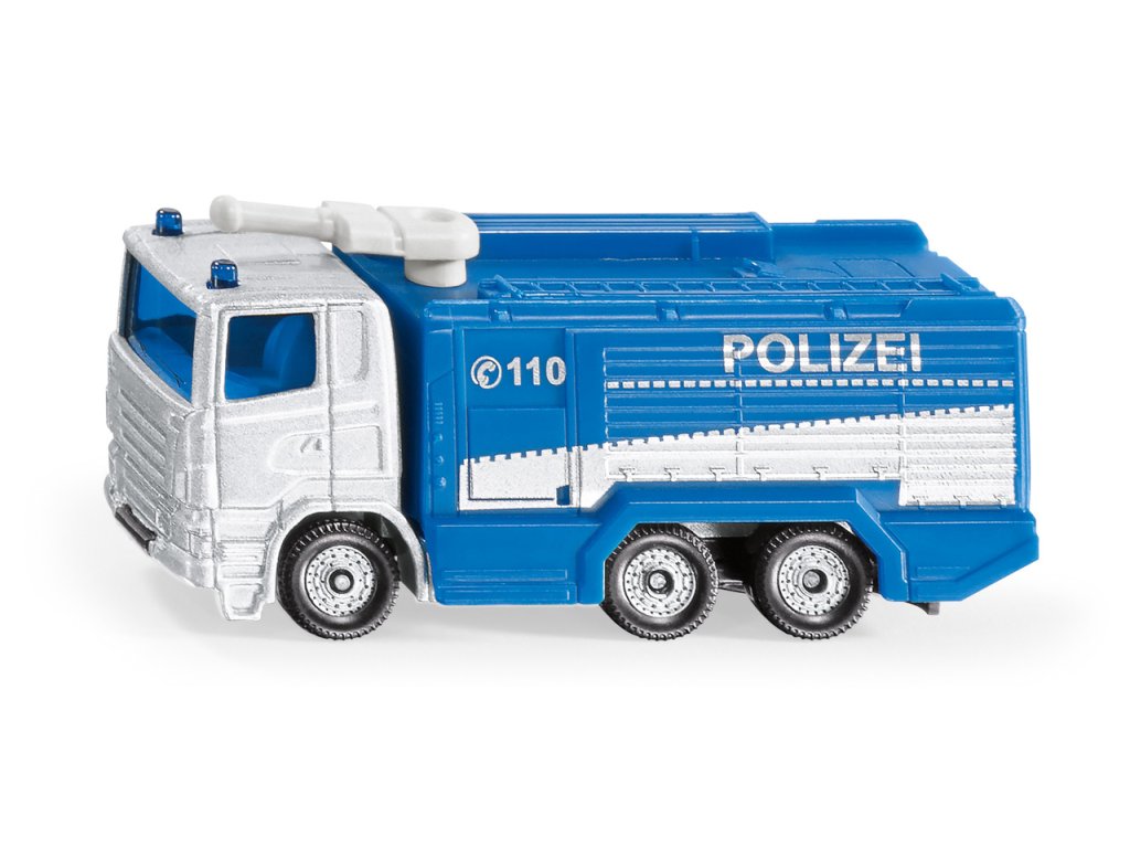 SIKU Blister - Policajné auto s vodnou striekačkou