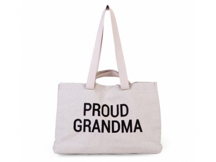 Childhome Cestovná taška Grandma (Variant Canvas Off White)