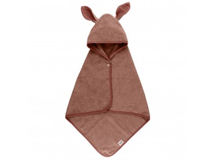 BIBS Kangaroo osuška s kapucňou z BIO bavlny