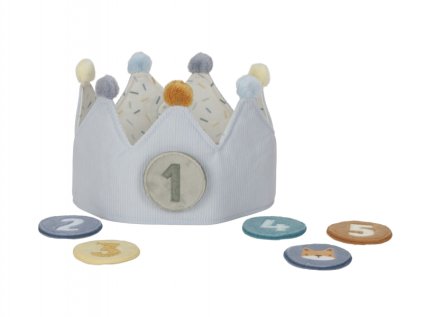 Little Dutch Narodeninová korunka s číslami (Variant Blue)