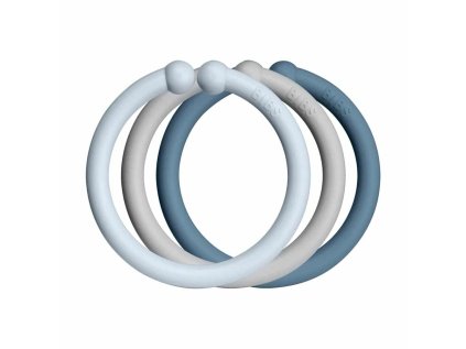 BIBS Loops krúžky 12ks (Varianta Baby Blue / Cloud / Petrol)