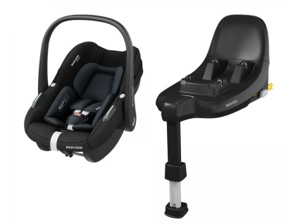 Maxi-Cosi Pebble S autosedačka + základna FamilyFix S (Farba Čierna, Variant Tonal Black)