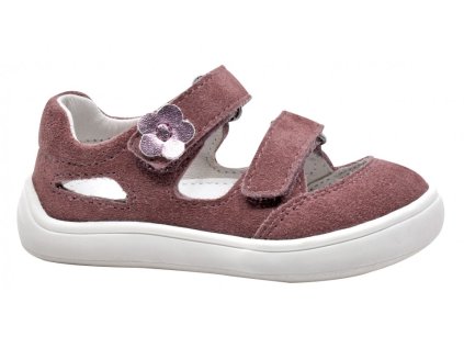 Protetika - Dievčenské barefoot sandálky TERY OLD PINK (Barefoot áno, Veľkosť topánok 31)